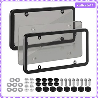 [Cuticate1] กรอบครอบเพลท สไตล์อเมริกัน สําหรับรถยนต์ รถบรรทุก