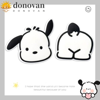 Donovan แผ่นแพทช์ รูปตุ๊กตา Pochacco 3D สําหรับตกแต่งพวงกุญแจ เครื่องประดับ DIY 5 ชิ้น