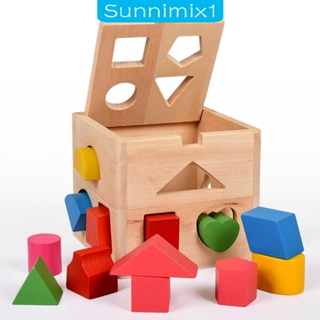 [Sunnimix1] ของเล่นมอนเตสซอรี่ เพื่อการศึกษา สําหรับเด็กวัยหัดเดิน