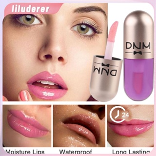 Dnm 3 pcs/1 ชุดเปลี่ยนอุณหภูมิ Lip GLOSS ชุดแคปซูล Matte Velvet Moisturizing ลิปสติกง่ายสี long Lasting Lip แต่งหน้า HO