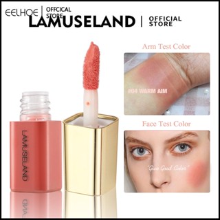 LAMUSELAND Rouge Mini Blush Revealing Complexion Liquid Blush Lips Long Lasting Lip Tint -eelhoe