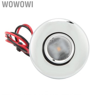 Wowowi Step Light Warm White 3000K 100LM 39mm Aisle Rust Proof Smooth Surface Strong Sealing for Home