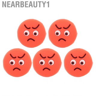 Nearbeauty1 Tennis Racket Shock Absorber  Silicone Reduce Conduction  Dampener Decorative Aesthetic Feeling Orange Red for Exercise