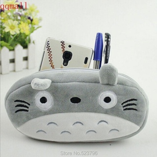 Qqmall My Neighbor Totoro กระเป๋าเครื่องเขียน กระเป๋าสตางค์ กระเป๋าดินสอ ขนาดใหญ่ จุของได้เยอะ ลายการ์ตูนสัตว์ เหมาะกับการเดินทาง