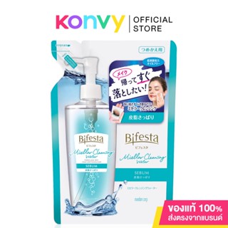 Bifesta Micellar Cleansing Water Sebum Refill 360ml คลีนซิ่งโลชั่นเช็ดเครื่องสำอาง สูตรน้ำสำหรับผิวผิวผสม-ผิวมัน.