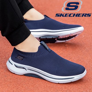 พร้อมส่ง Skechers_ Go Run Archfit รองเท้าผ้าใบลําลอง ผ้าตาข่าย ระบายอากาศ เบาพิเศษ ขนาดใหญ่ สําหรับผู้ชาย ไซซ์ 39-48