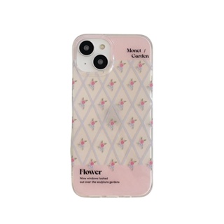 เคสโทรศัพท์มือถือแบบแข็ง ลายดอกไม้ สําหรับ iPhone 11 12 12Pro 12ProMax 13 13Pro 13ProMax 14 14Pro 14ProMax