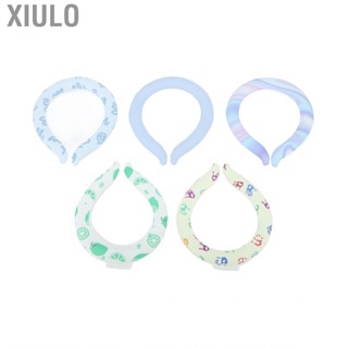 Xiulo 5PCS Neck Cooling Tube TPU PCM Wearable Wrap Reusable Cool