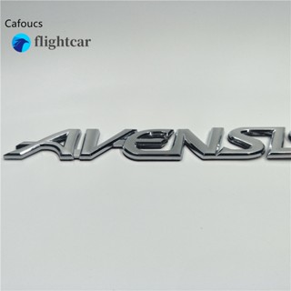 Flightcar สติกเกอร์โลโก้ตราสัญลักษณ์ 185*23 มม. สําหรับติดตกแต่งท้ายรถยนต์ Avensis