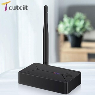 Tcuteit TX13 3 in 1 เครื่องส่งสัญญาณเสียง บลูทูธ โคแอ็กเชียล ไฟเบอร์ออปติคัล AUX 3.5 มม.