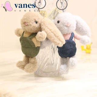 Vanes1 พวงกุญแจ จี้ตุ๊กตากระต่ายน่ารัก อุปกรณ์เสริม สําหรับรถยนต์