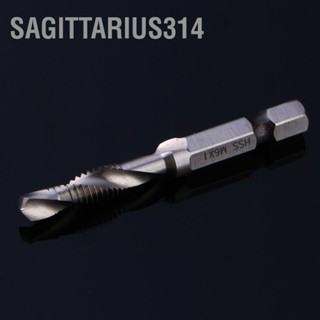 Sagittarius314 M6 HSS 1/4 "Hex Shank เจาะ &amp; Tap Taper Bits เครื่องมือไฟฟ้า Part