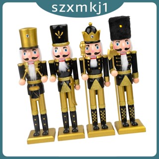 [Szxmkj1] แครกเกอร์ถั่ว สําหรับตกแต่งปาร์ตี้คริสต์มาส 4 ชิ้น