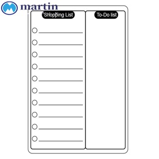 Martin สติกเกอร์แม่เหล็ก ติดตู้เย็น แพลนเนอร์รายสัปดาห์ TO DO LIST สติกเกอร์แม่เหล็ก แพลนเนอร์ เรียบง่าย ไวท์บอร์ด แพลนเนอร์ ทํางาน สํานักงาน