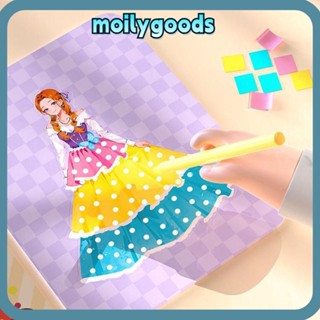 Moilyhd ภาพวาดโปเกมอน กระดาษปริศนา ศิลปะโปเกมอน DIY ของเล่น เพิร์ล ฝ้าย เด็ก วาดภาพ แฮนด์เมด ของเล่นสําหรับเด็ก