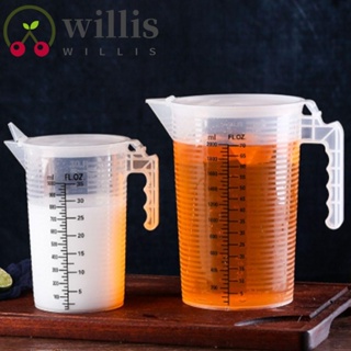 Willis ถ้วยตวง จุของได้เยอะ พร้อมฝาปิด สําหรับร้านกาแฟ วิทยาศาสตร์ เบเกอรี่