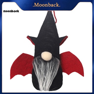 &lt;moonback&gt; ตุ๊กตามนุษย์แคระ ฟักทอง แมงมุม แมว แม่มด หมวกเต็มหนวด ไร้หน้า สีดํา สําหรับตกแต่งบ้าน เทศกาลฮาโลวีน