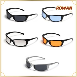 Rowans แว่นตากันแดด UV400 ทรงกลม สไตล์สปอร์ต สําหรับผู้หญิง และผู้ชาย