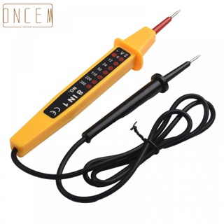 【ONCEMOREAGAIN】Voltage Tester 50 - 500Hz 6-12 - 24 - 50VDC Display Elements Frequency Range