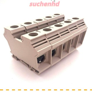 Suchenhd รางเชื่อมต่อสายไฟ 600V DK35N ประเภทสกรู 1/0-12AWG กันไฟ 5 ชิ้น