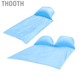 Thooth Picnic   Soft  Pillow Durable Portable Oxford Cloth Mat with Inflatable Storage Bag for