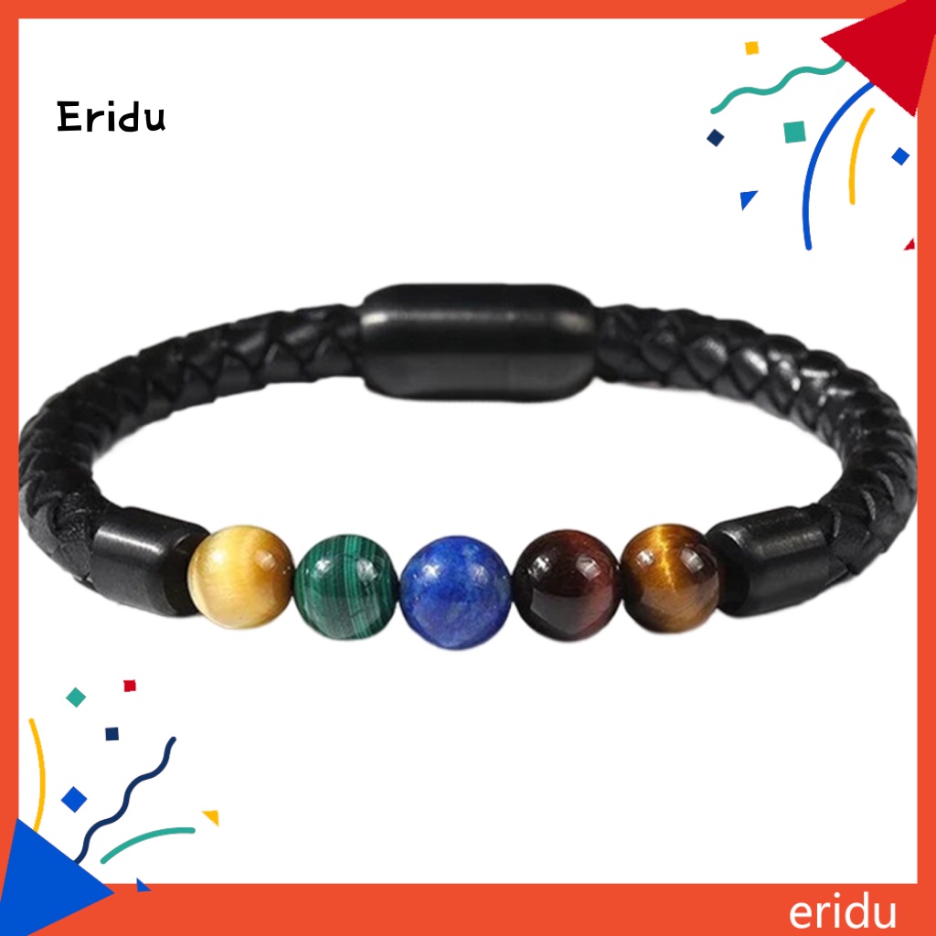 [ER] สร้อยข้อมือ อัลลอย ลูกปัด หลากสี เครื่องประดับ ของขวัญ สไตล์พังก์ สําหรับผู้ชาย และผู้หญิง