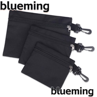 Blueming2 กระเป๋าเครื่องมือ พร้อมคาราบิเนอร์ มีซิป อเนกประสงค์ สําหรับอุปกรณ์เครื่องสําอาง เครื่องเขียน