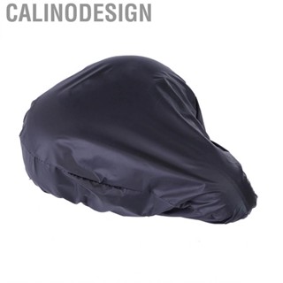 Calinodesign Outdoor Bicycle Seat Rain Cover Reusable Mountain Bike  Saddles for Cycling Black