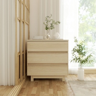 [กทม. 3-5 วัน ส่ง] SB Design Square ตู้เตี้ยลิ้นชัก รุ่น Hakone สีไม้อ่อน (80x45x82 ซม.) แบรนด์ KONCEPT FURNITURE