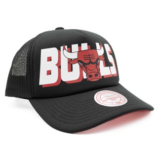 Chicago Bulls หมวกแก๊ป NBA สําหรับบิลบอร์ด Mitchell &amp; Ness