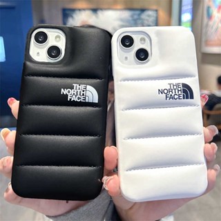 【The North Face】เคสโทรศัพท์มือถือ แบบนิ่ม ลายหัวจม 3D สําหรับ iPhone 14 Pro Max iPhone 13 Pro Max 11 12