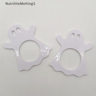 [NutriliteMelting1] กรอบผ้าเช็ดปาก ลายการ์ตูนผี แบบกลวง สําหรับตกแต่งปาร์ตี้ฮาโลวีน [TH]