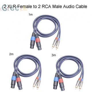 ⭐NEW ⭐Dual XLR To RCACable Cable Type Composite Connector Type RCA OD 6.0mm/0.24 Inch