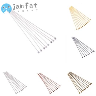 Janfat หมุดทองเหลือง 2 นิ้ว สีเงิน สีทอง สุ่มสี 50 มม. สําหรับผู้หญิง