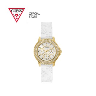 GUESS นาฬิกาข้อมือผู้หญิง รุ่น CROWN JEWEL GW0411L1 สีขาว