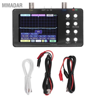  MMADAR Digital Oscilloscope 2 ช่องเครื่องกำเนิดสัญญาณแบบพกพาแบนด์วิดท์ 2Mhz 50M อัตราการสุ่มตัวอย่าง 3.2in จอแสดงผล LCD