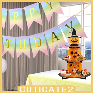 [Cuticate2] ชั้นวางคัพเค้ก ขนมหวาน คัพเค้ก 3 ชั้น สําหรับปาร์ตี้ฮาโลวีน