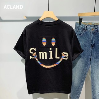 Acland เสื้อยืดผู้ชาย ผู้ชายเสื้อเชิ้ต เสื้อยืด ผ้านุ่ม ใส่สบาย ไม่หด ไม่ต้องรีด MTX2390KFI 37Z230913