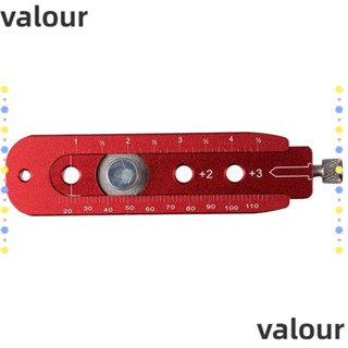 Valour ไม้บรรทัด วงกลม เครื่องมือวัดมาตรวัด เกจเมตริก / นิ้ว