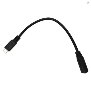 {tyth} Mini USB to 3.5mm Mic Microphone Adapter Cable Cord for Gopro HD  1 2 3 3+ 4 Camera