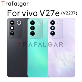 เคสแบตเตอรี่ด้านหลัง พร้อมเลนส์กล้อง และสติกเกอร์ติด สําหรับ vivo V27e V2237