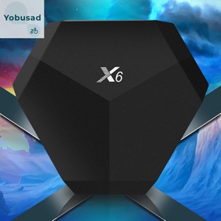 [Yobusad.th] กล่องเกมคอนโซลทีวีไร้สาย X6 4K DDR3 512MB ขนาดเล็ก สไตล์เรโทร