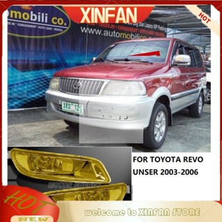 Xinfan ไฟตัดหมอก สีเหลือง สําหรับ Toyota REVO UNSER 2003 2004 2005 Toyota OEM