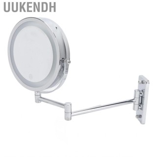 Uukendh  Lighted Makeup Mirror  Multiple Angles  Lighted Magnifying Mirror Double Sides 7inches for Bathroom