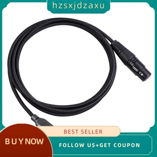 【hzsxjdzaxu】อะแดปเตอร์เชื่อมต่อสายไมโครโฟน Usb Type C เป็น XLR Type C ตัวผู้ เป็น 3 Pin XLR ตัวเมีย 3 เมตร สําหรับคอมพิวเตอร์