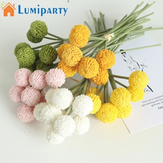 Lumiparty ดอกเบญจมาศประดิษฐ์ 9 หัว หลายสี สําหรับตกแต่งบ้าน 1 ช่อ