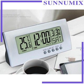 [Sunnimix] เครื่องวัดอุณหภูมิ นาฬิกาปลุก LED อเนกประสงค์