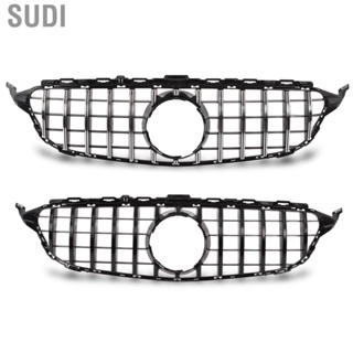 Sudi Car Front Grille For Panamericana GT Style Replacement for Mercedes Benz C Class W205 C205 S205 Pre‑Facelift