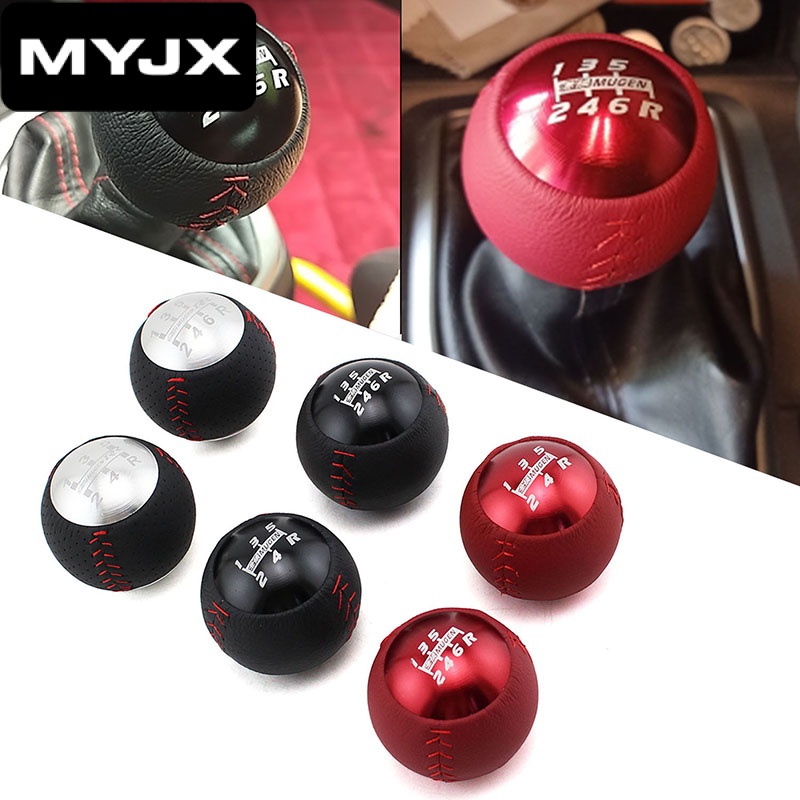 【MYJK】Mugen หัวเกียร์ JDM 5 6 ความเร็ว สําหรับ Honda Civic Accord City FD2 FN2 EP3 TYPE R DC2 DC5 AP