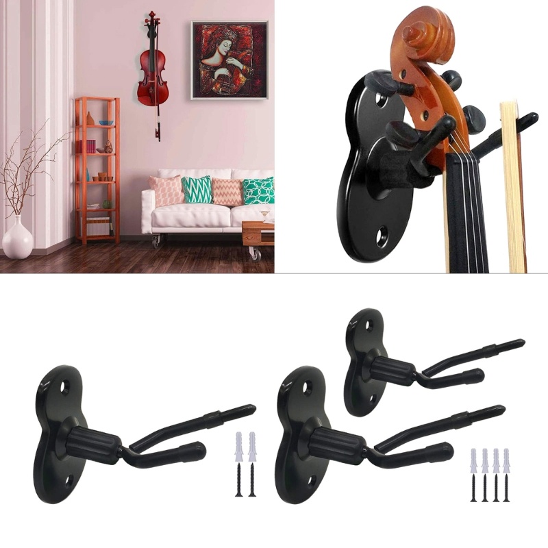 KIN ไวโอลินผู้ถือ Bows Hook Home Studio Wall Mount ไวโอลินแขวนไวโอลิน Violas Wall Mount แขวนไวโอลิน 